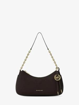 Średnia torebka Nolita z nubuku z łańcuszkiem Michael Kors CZEKOLADOWY (Brązowy)