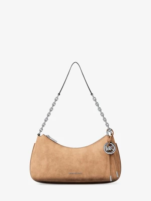 Średnia torebka Nolita z nubuku z łańcuszkiem Michael Kors ORZECHOWY (Brązowy)