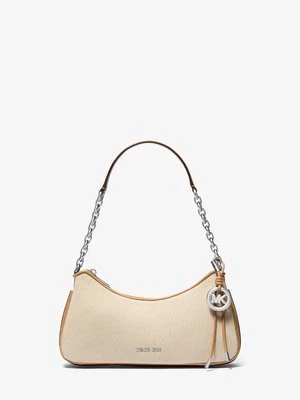 Średnia torebka Nolita z płótna z mieszanki bawełny z łańcuszkiem MICHAEL Michael Kors
