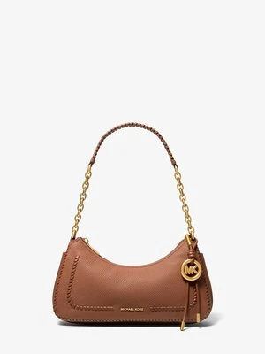 Średnia torebka Nolita ze skóry groszkowej z łańcuszkiem MICHAEL Michael Kors