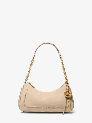 Średnia torebka Nolita ze skóry groszkowej z łańcuszkiem MICHAEL Michael Kors