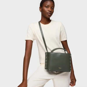 Średnia Torebka Przez Ramię W Kolorze Khaki Tous Jewelry Studs - Tous