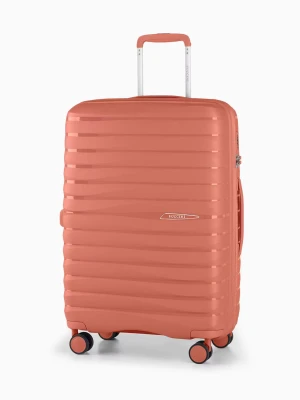 Średnia walizka ceglana z polipropylenu z zamkiem TSA Puccini