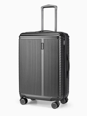 Średnia walizka na kółkach antracytowa Puccini