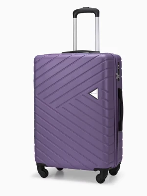 Średnia walizka na kółkach fioletowa Puccini