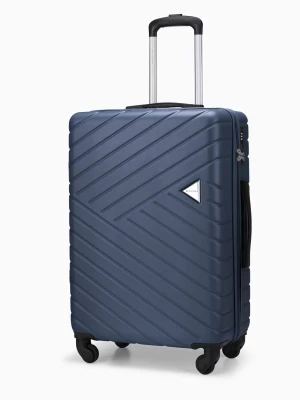 Średnia walizka na kółkach granatowa  Puccini