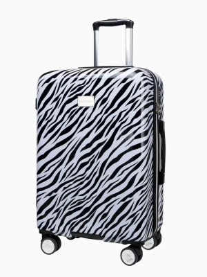 Średnia walizka w zebrę Puccini