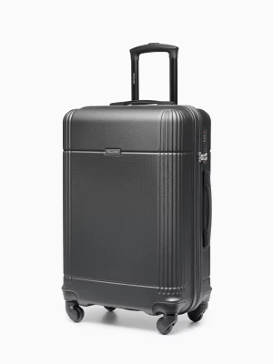 Średnia walizka z abs-u czarna Puccini