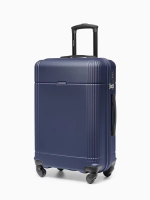 Średnia walizka z abs-u granatowa Puccini