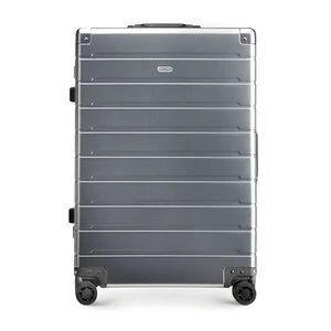 Średnia walizka z aluminium srebrna Wittchen