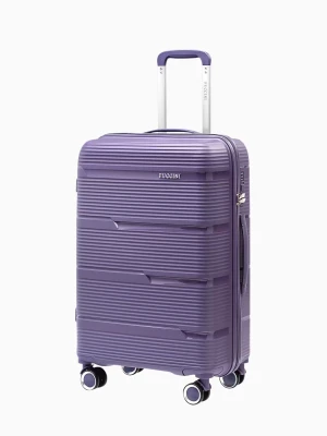 Średnia walizka z polipropylenu fioletowa Puccini