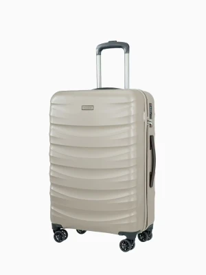 Średnia walizka z poliwęglanu szampańska Puccini