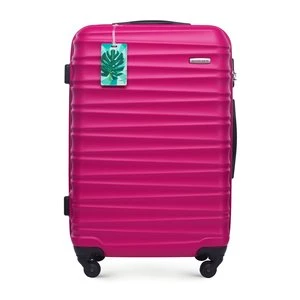 Średnia walizka z zawieszką różowa Wittchen