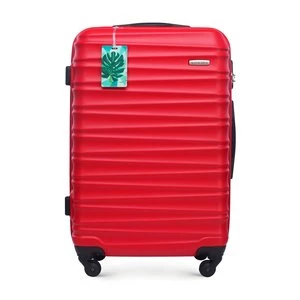 Średnia walizka z zawieszką czerwona Wittchen