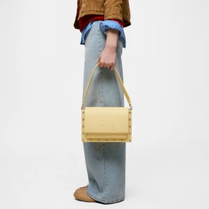 Średnia Żółta Torebka Przez Ramię Tous Audree Studs - Tous