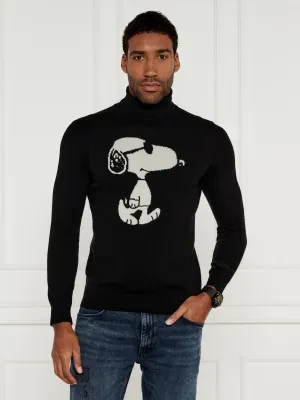 ST.Barth Golf DOLCEVITA MC2 ST. BARTH X PEANUTS | Regular Fit | z dodatkiem wełny i kaszmiru