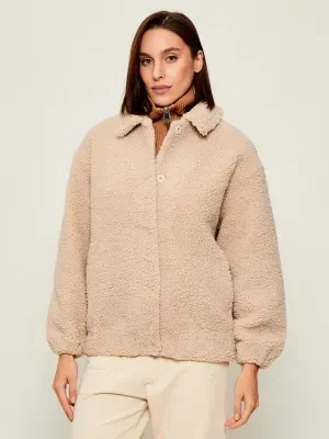 ST.Barth Polarowa kurtka JEANNE TEDDY | Oversize fit