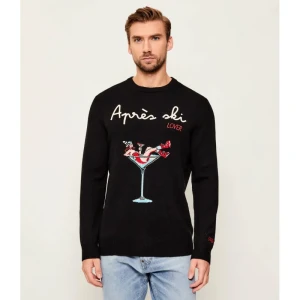 ST.Barth Sweter Heron APRES GIRL | Regular Fit | z dodatkiem wełny i kaszmiru