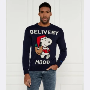 ST.Barth Sweter Heron ST. BARTH X PEANUTS | Regular Fit | z dodatkiem wełny i kaszmiru