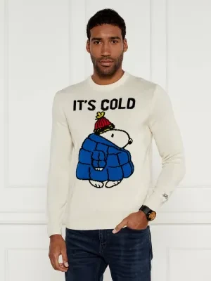 ST.Barth Sweter Heron ST. BARTH X PEANUTS | Regular Fit | z dodatkiem wełny i kaszmiru