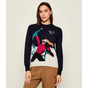 ST.Barth Sweter NEW QUEEN C | ST.Barth x St. Moritz | Slim Fit | z dodatkiem wełny i kaszmiru