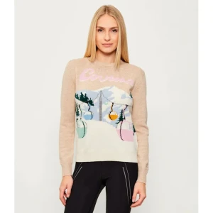 ST.Barth Sweter NEW QUEEN C | ST.Barth x St. Moritz | Slim Fit | z dodatkiem wełny i kaszmiru