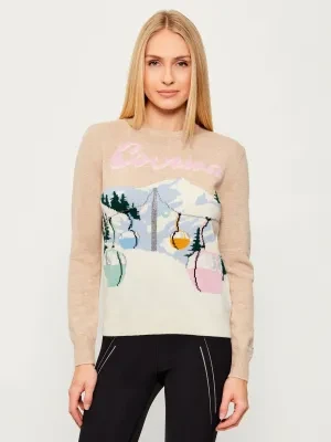 ST.Barth Sweter NEW QUEEN C | ST.Barth x St. Moritz | Slim Fit | z dodatkiem wełny i kaszmiru