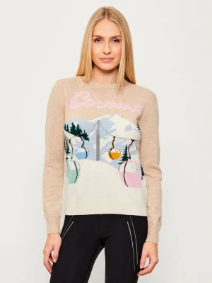 ST.Barth Sweter NEW QUEEN C | ST.Barth x St. Moritz | Slim Fit | z dodatkiem wełny i kaszmiru