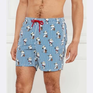 ST.Barth Szorty kąpielowe GUSTAVIA SNOOPY | MC2 ST. BARTH X PEANUTS | Regular Fit