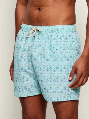 ST.Barth Szorty kąpielowe LIGHTING MICRO FANTASY | Regular Fit