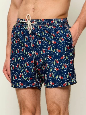 ST.Barth Szorty kąpielowe LIGHTING MICRO FANTASY |ST. Barth X Disney | Regular Fit granatowy