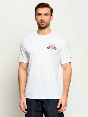 Zdjęcie produktu ST.Barth T-shirt Portofino Snoopy Rider | MC2 Saint Barth x Peanuts | Classic fit biały