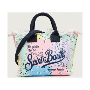 ST.Barth Torebka na ramię BANDANNA ROUND