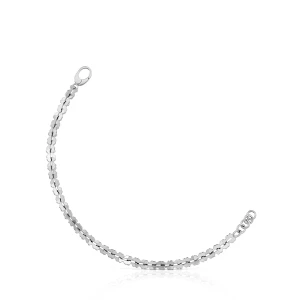 Stalowa Bransoletka Łańcuszkowa Z Motywami Misia Tous Carrusel - Tous