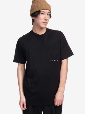 STAMPD t-shirt bawełniany kolor czarny gładki SLA.M3098TE-BLK