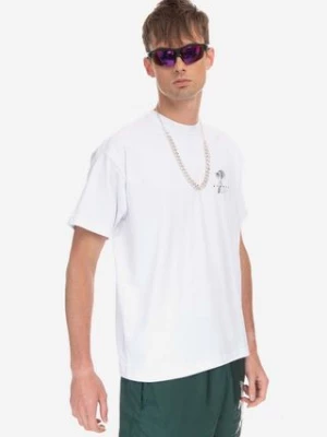 STAMPD t-shirt SLA.M3166TE Oceanside Relaxed Tee kolor biały z nadrukiem