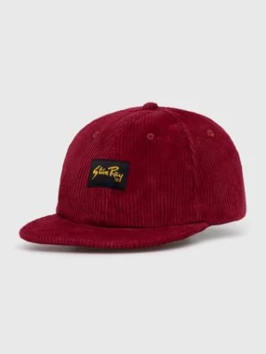 Stan Ray czapka z daszkiem BALL CAP CORD kolor bordowy gładka AW2316743