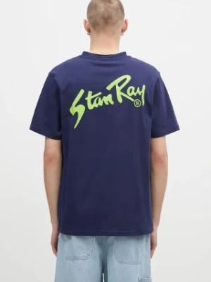 Stan Ray t-shirt męski kolor granatowy z nadrukiem AW2400116