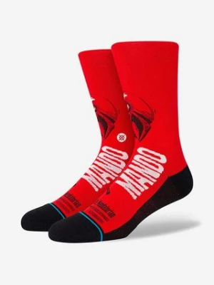 Stance skarpetki Mando West kolor czerwony A545A22MAN-RED