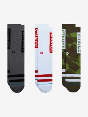 Stance skarpetki The OG 3-pack kolor biały A556C20OG3-CAM