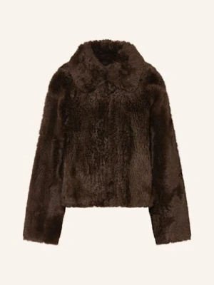 Stand Studio Kurtka Skórzana Kenzia braun