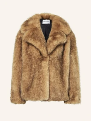 Stand Studio Kurtka Ze Sztucznego Futra Valentina braun