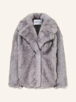 Stand Studio Kurtka Ze Sztucznego Futra Valentina grau