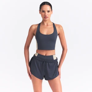 Stanik damski z tyłem w kształcie litery T NikeSKIMS Matte Shine Mix - Niebieski