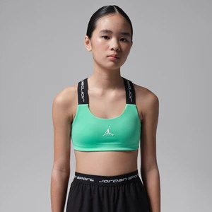 Stanik sportowy dla dużych dzieci Dri-FIT Jordan - Zieleń