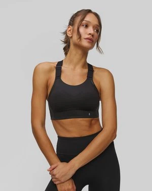 Stanik sportowy On Running Performance Flex Bra czarny