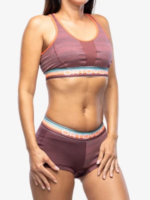 Stanik sportowy Ortovox 185 Rock N Wool Sport Top - mountain rose