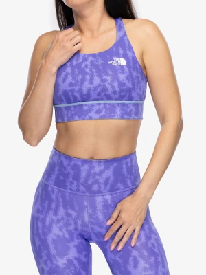 Stanik sportowy The North Face Flex Reversible Bra Print - violet abstract print