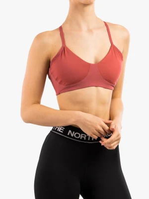 Stanik sportowy The North Face Lead In Bralette - slate rose