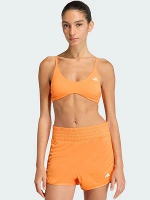 Stanik sportowy z lekkim wsparciem Adidas pomarańczowy